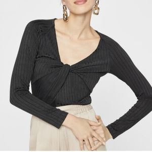 Club Monaco Front twist top Black Small
